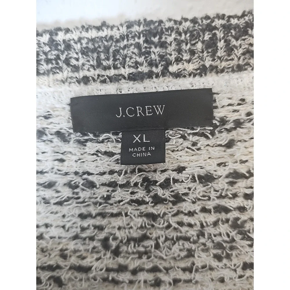 J. Crew Women's Space-dyed Textured Cardigan Sweater Size‎ XL